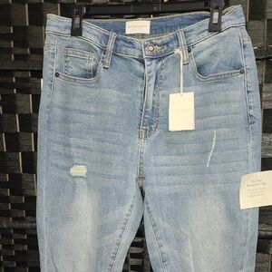 Oliver Logan The Crosby Boyfriend Jeans Raw Hem size 29 nwt